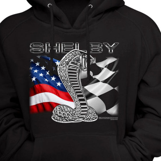 Carroll Shelby Chrome Snake Pullover Hoodie