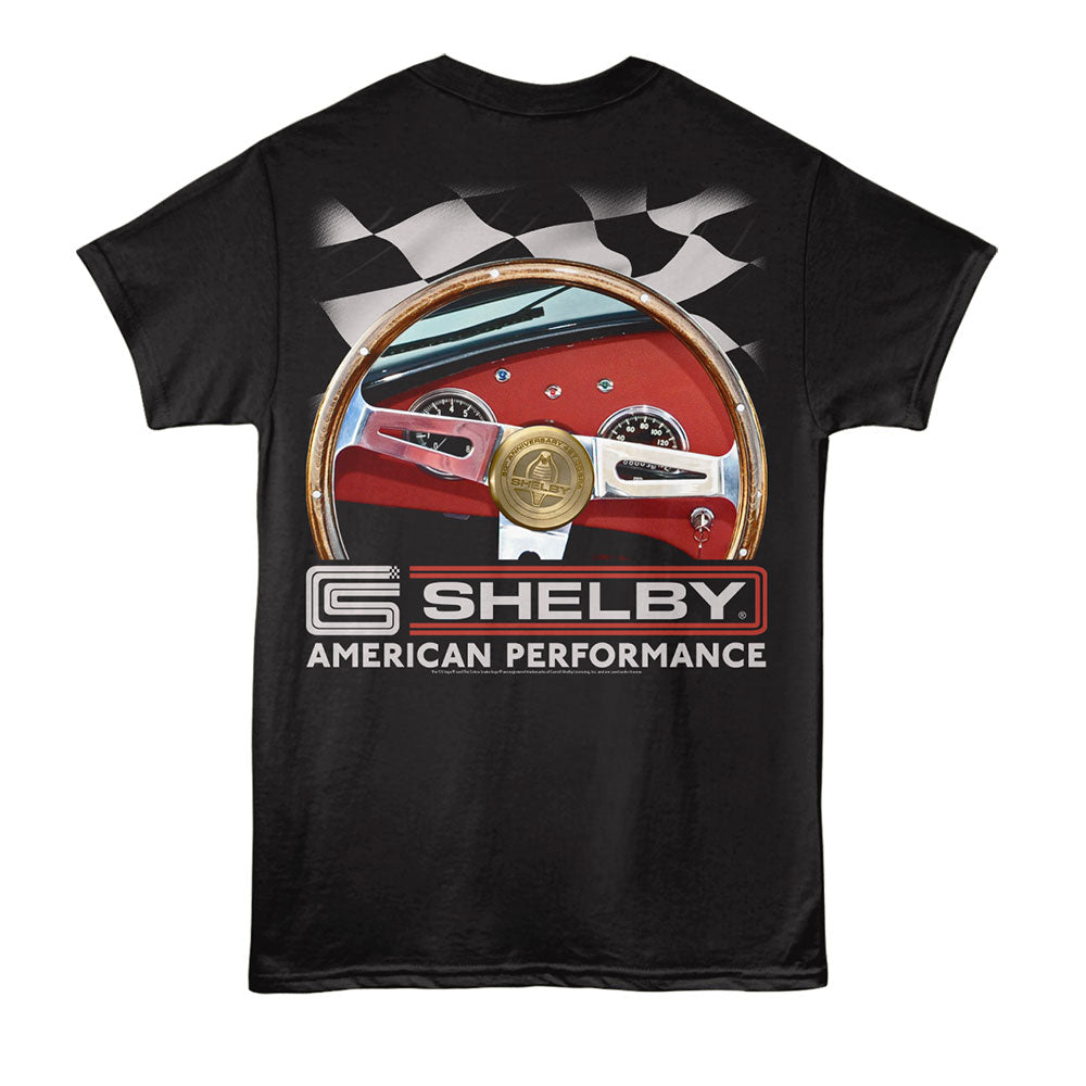 Carroll Shelby Steering Wheel F B T-Shirt