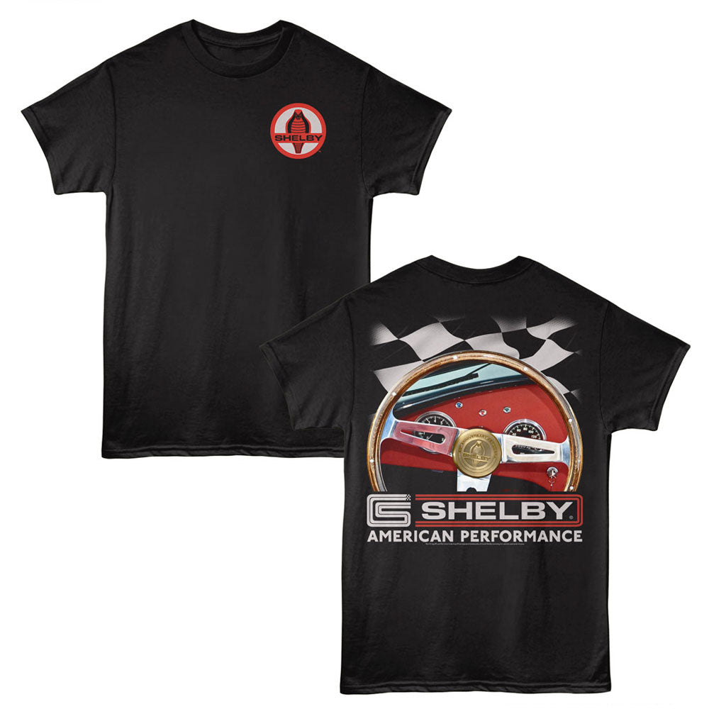 Carroll Shelby Steering Wheel F B T-Shirt
