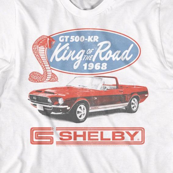 Carroll Shelby GT 500 KR King T-Shirt | Blue Culture Tees