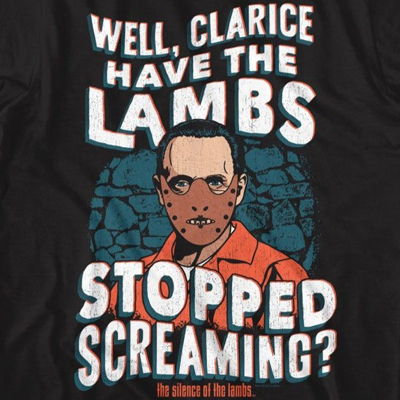 Silence Of The Lambs Wavy Lambs Text T-Shirt