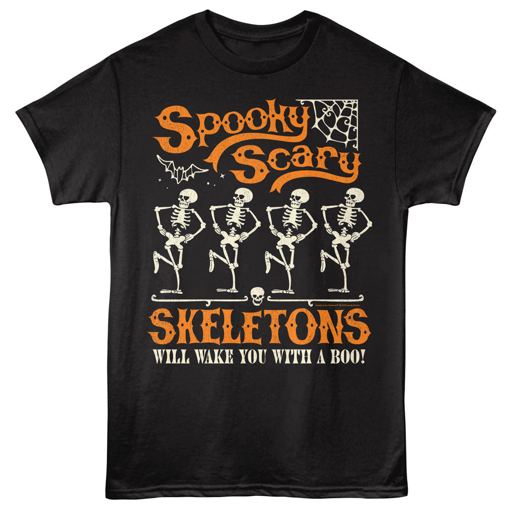 Spooky Scary Skeletons Funky Decorative T-Shirt
