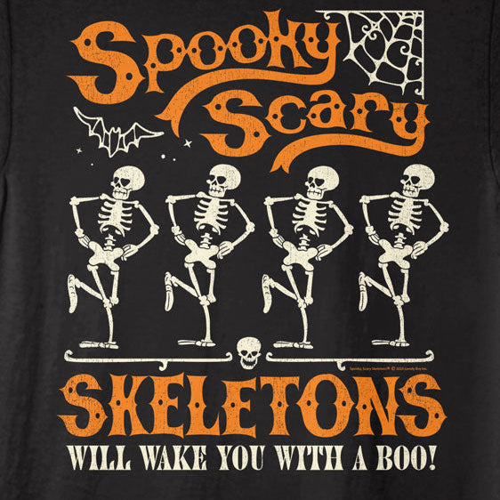 Spooky Scary Skeletons Funky Decorative T-Shirt