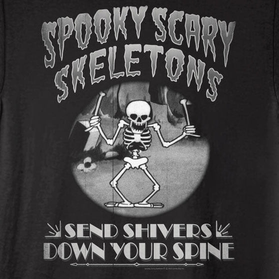 Spooky Scary Skeletons Old Film Intro T-Shirt