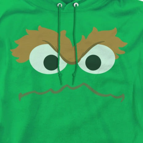 Sesame Street Oscar Face Pullover Hoodie