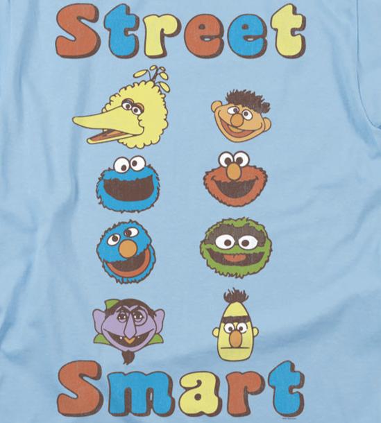 Sesame Street Street Smart T-Shirt | Blue Culture Tees