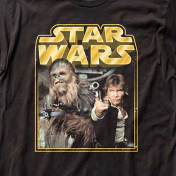 Star Wars Retro Han & Chewy T-Shirt