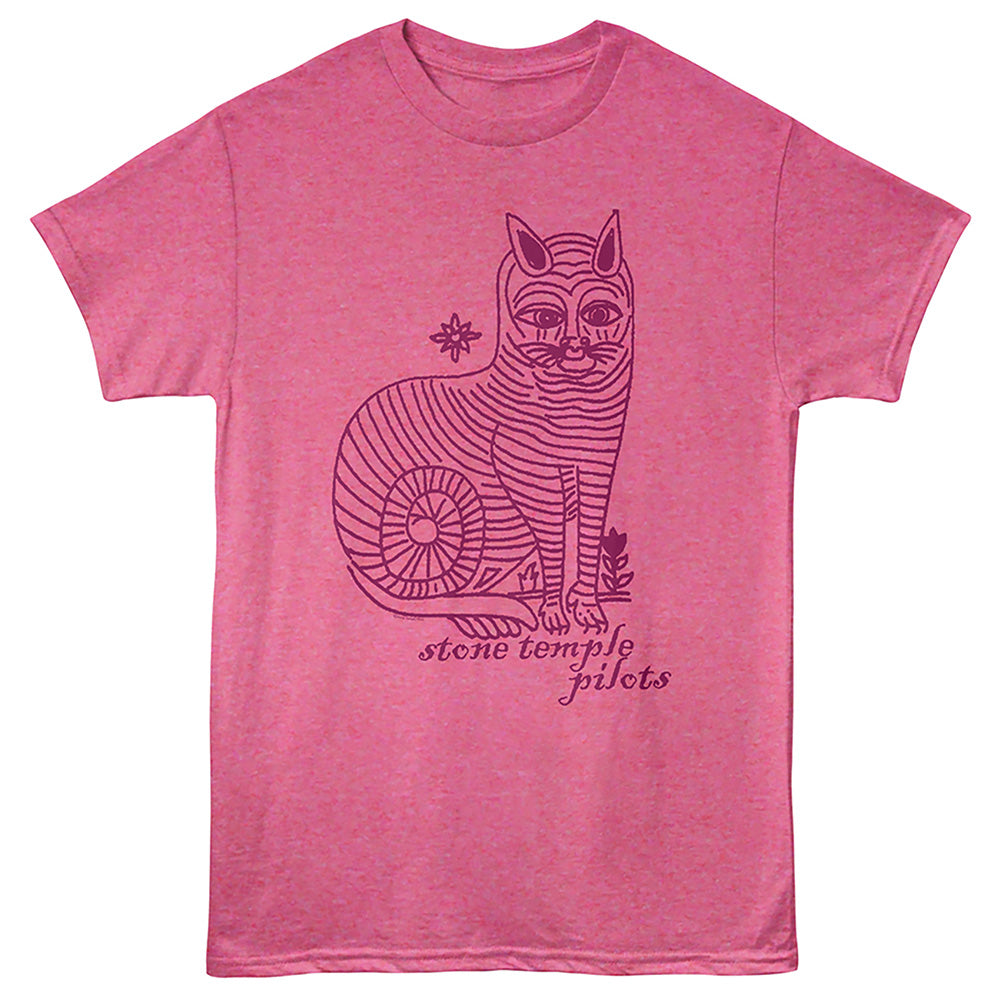 Stone Temple Pilots Striped Cat T-Shirt
