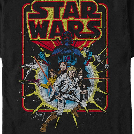 Star Wars Retro Explosion T-Shirt