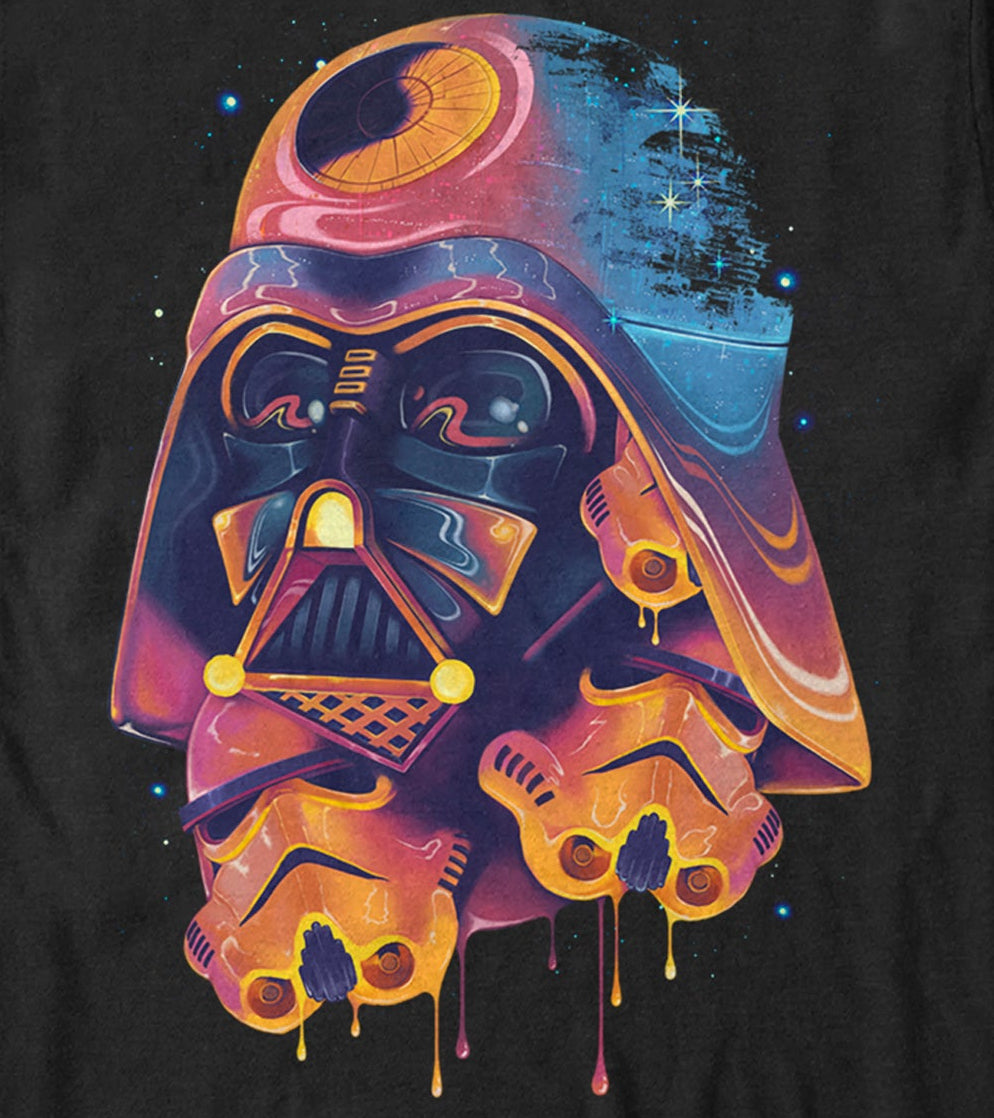 Men's Star Wars Color Melted Vader T-Shirt