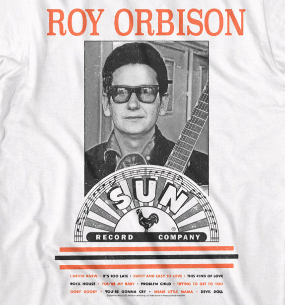 Sun Records Roy Orbison Photo and Singles T-Shirt