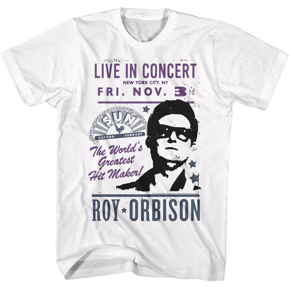 Sun Records Roy Orbison World's Greatest Hit Maker T-Shirt