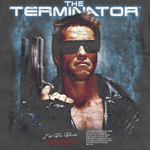 Terminator Jacket Pistol Poster Comfort Colors T-Shirt