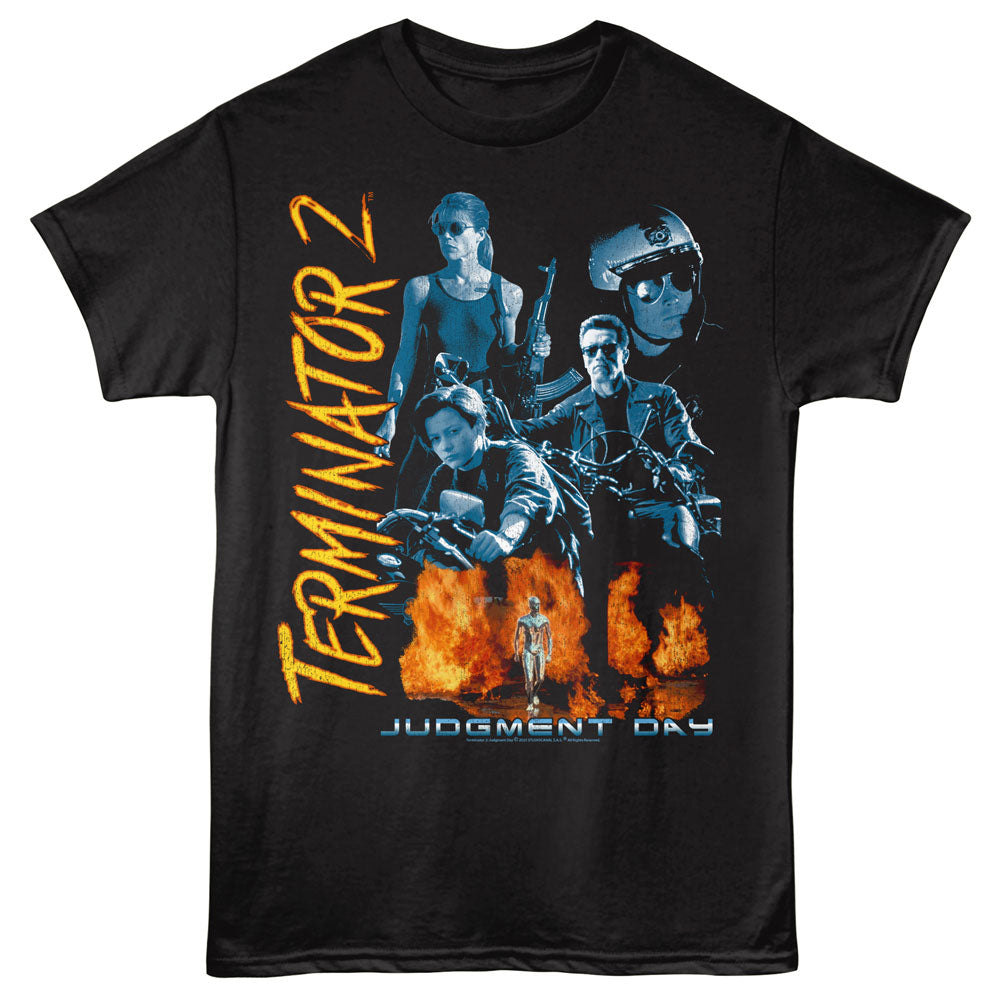 Terminator 2 Fiery Collage T-Shirt