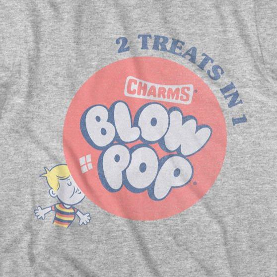 Charms Roll Blow Pop Two In One T-Shirt | Blue Culture Tees
