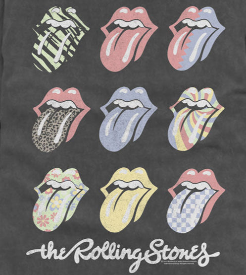 The Rolling Stones Multicolor Tongues Comfort Colors T-Shirt