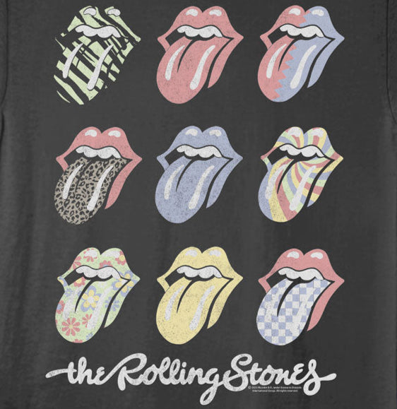 The Rolling Stones Multicolor Tongues T-Shirt