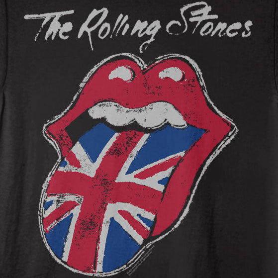 The Rolling Stones Painted UK Tongue T-Shirt