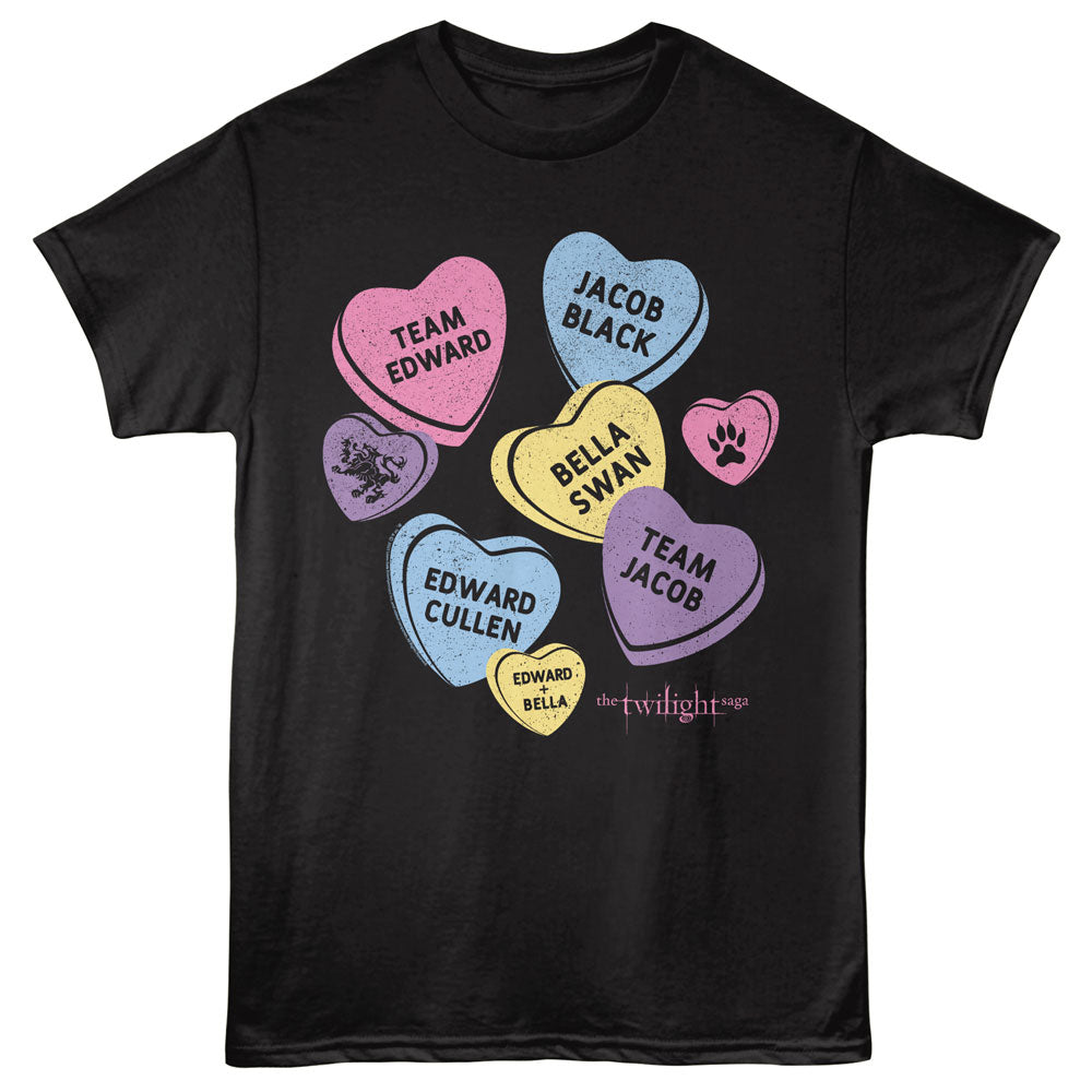 Twilight Multicolor Candy Hearts T-Shirt