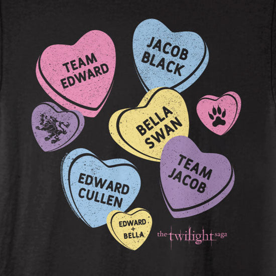 Twilight Multicolor Candy Hearts T-Shirt