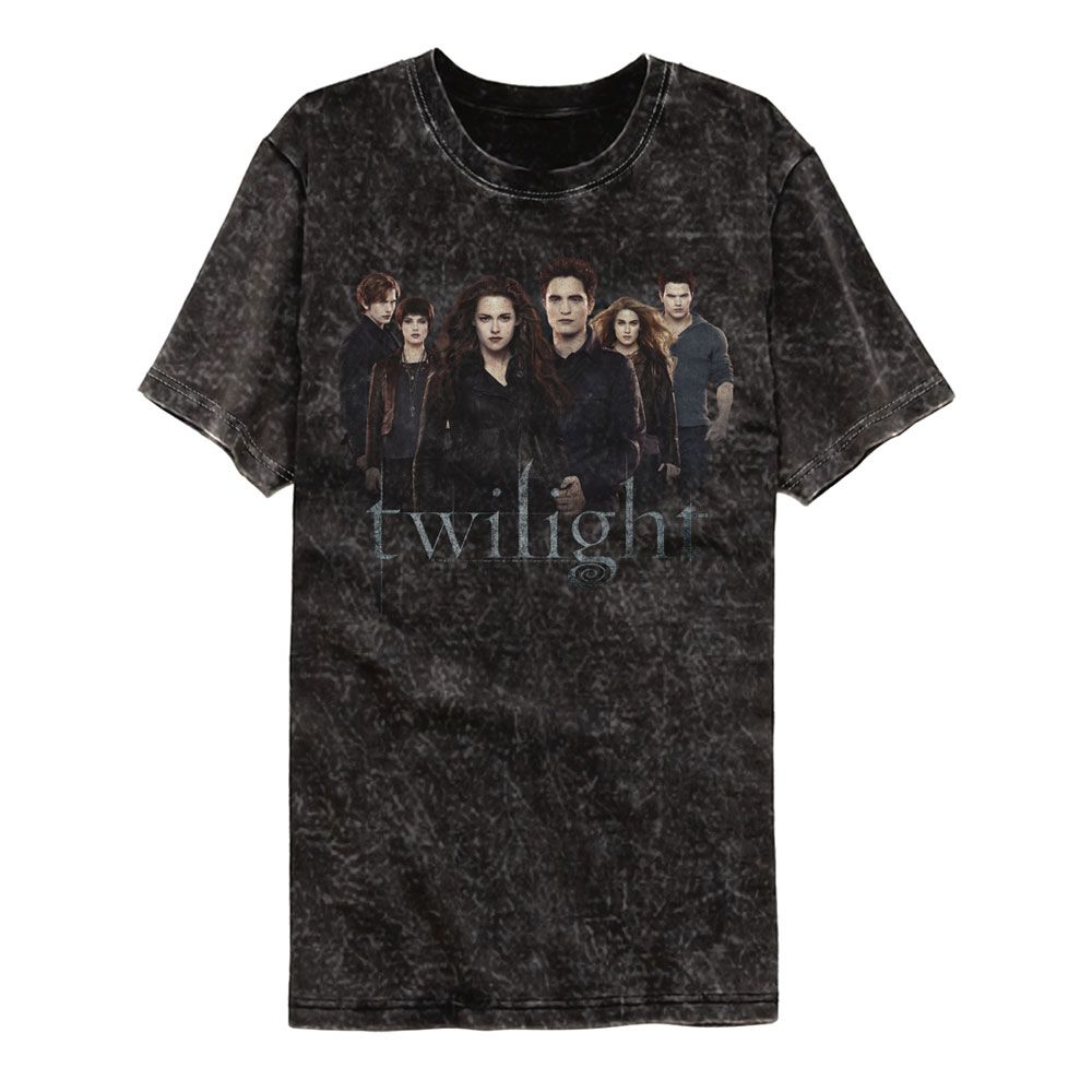 Twilight Cullen Siblings Group Mineral Wash T-Shirt | Blue Culture Tees