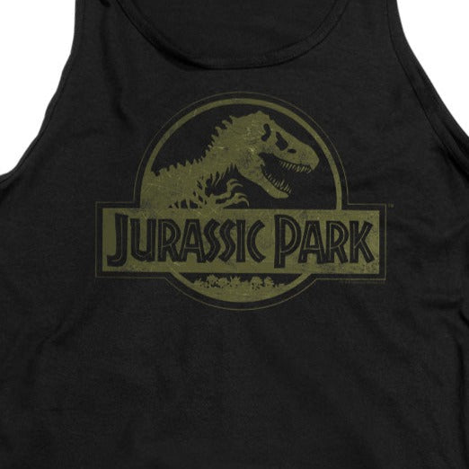 Jurassic Park Distressed Logo Tank Top