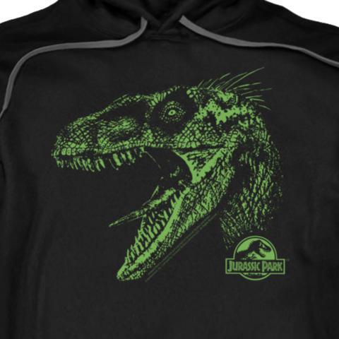 Jurassic Park Raptor Mount Pullover Hoodie | Blue Culture Tees