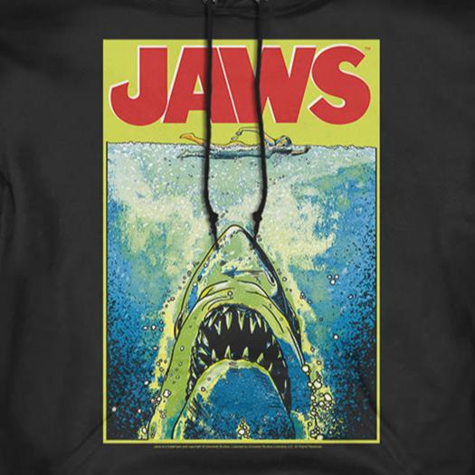 Jaws Bright Jaws Pullover Hoodie | Blue Culture Tees