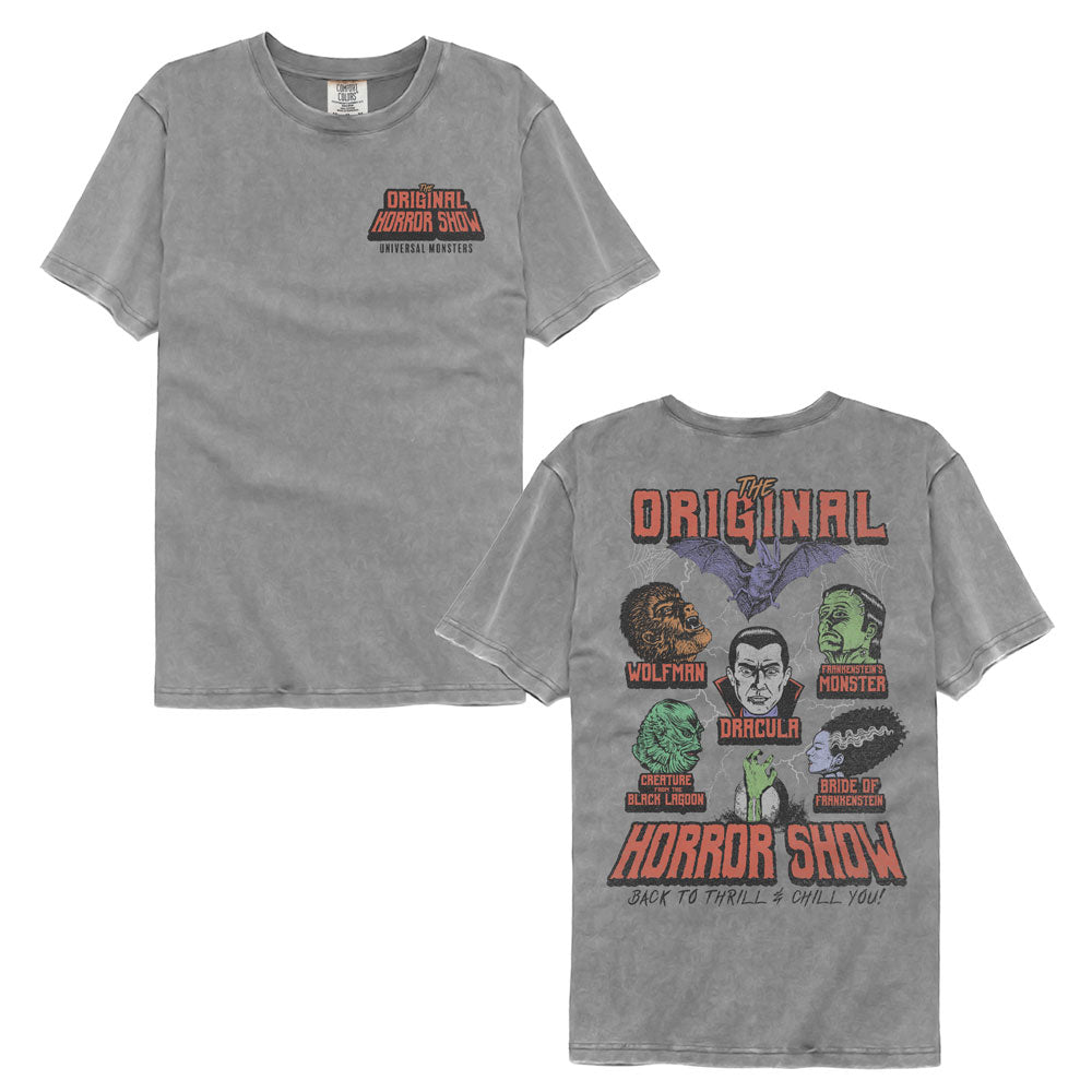 Universal Monsters Original Horror Show F B Comfort Colors T-Shirt