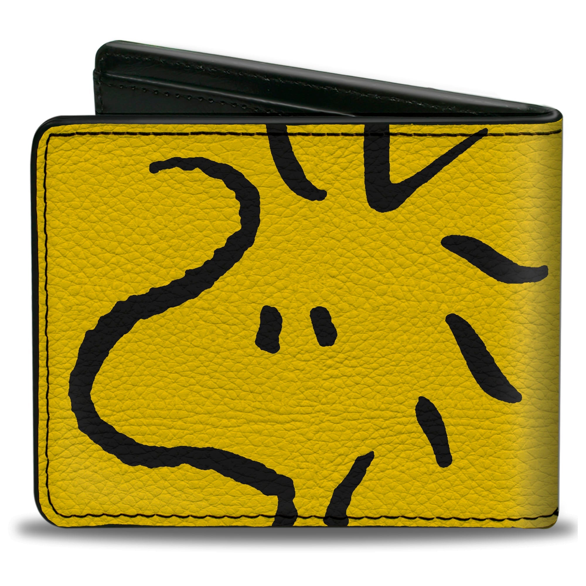 Bi-Fold Wallet - Peanuts Woodstock Face Yellow/Black