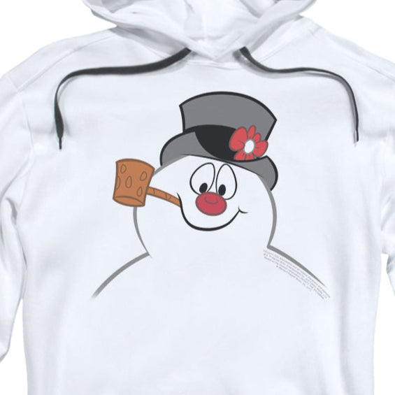 Frosty The Snowman Frosty Face Pullover Hoodie