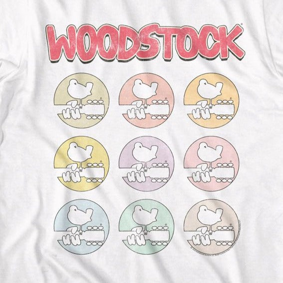 Woodstock Multi Color Icons T-Shirt