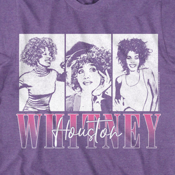 Whitney Houston Three Portraits T-Shirt