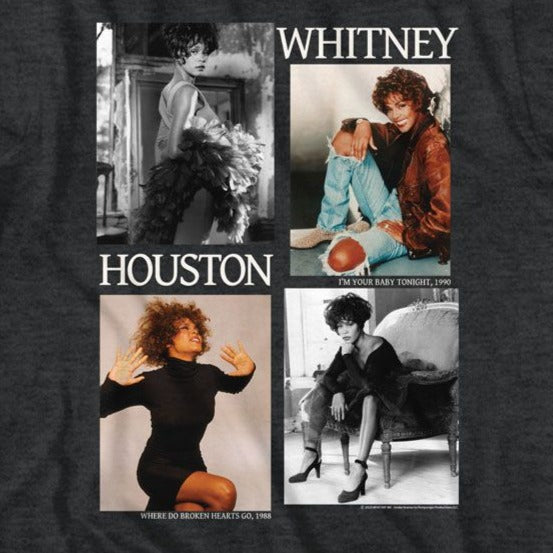 Whitney Houston Picture Blocks T-Shirt