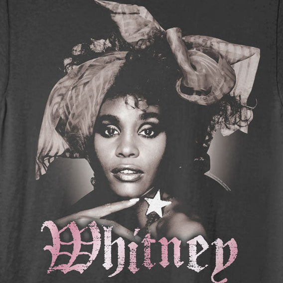 Whitney Houston Bow T-Shirt