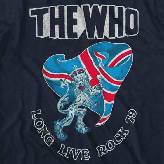 The Who Long Live Rock 79 T-Shirt | Blue Culture Tees