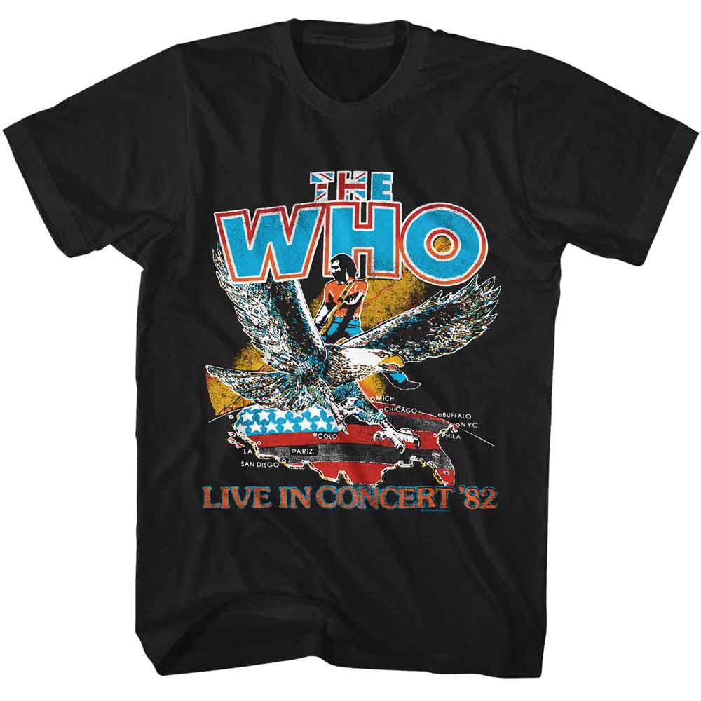 The Who Live In 82 T-Shirt | Blue Culture Tees