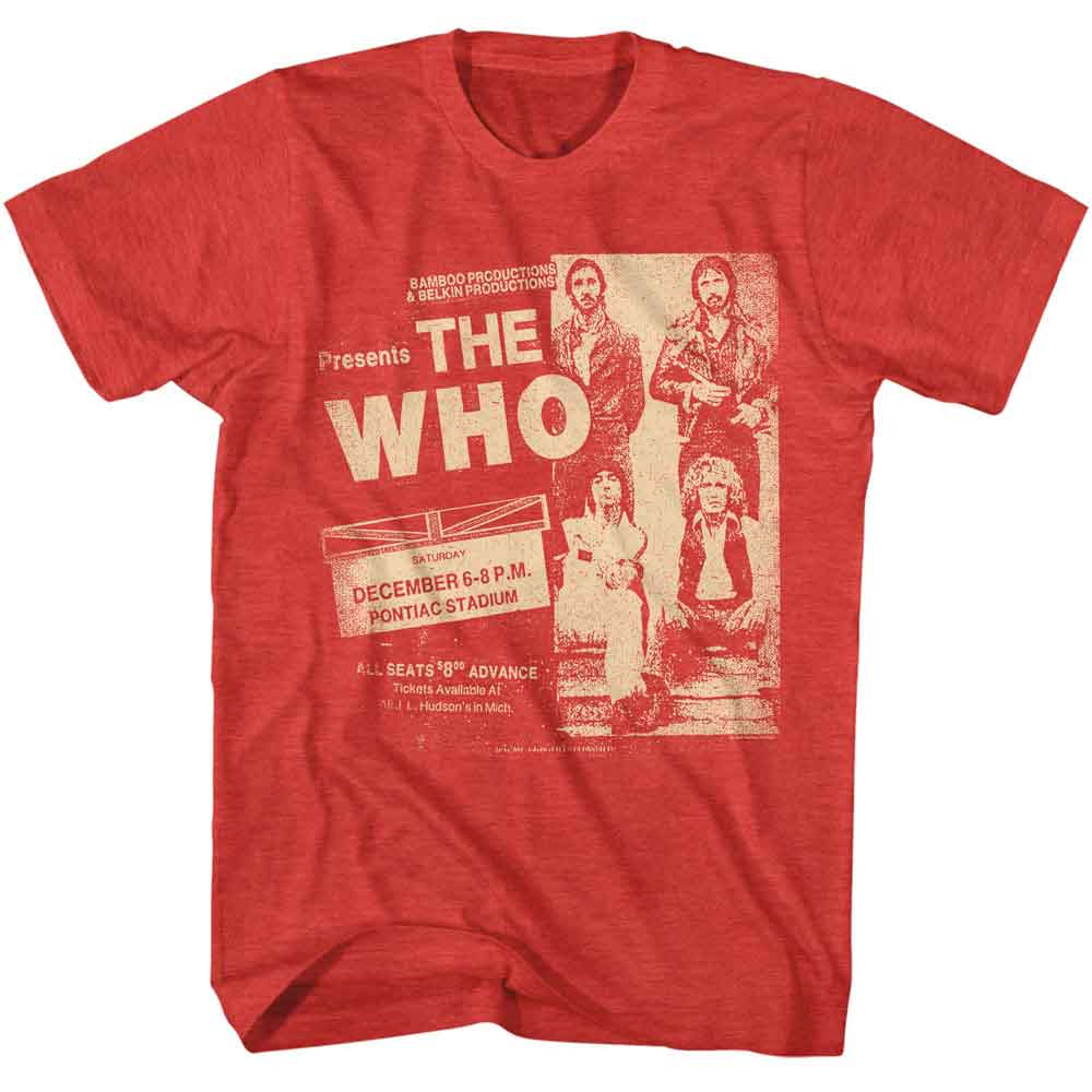 The Who Pontiac Stadium T-Shirt | Blue Culture Tees