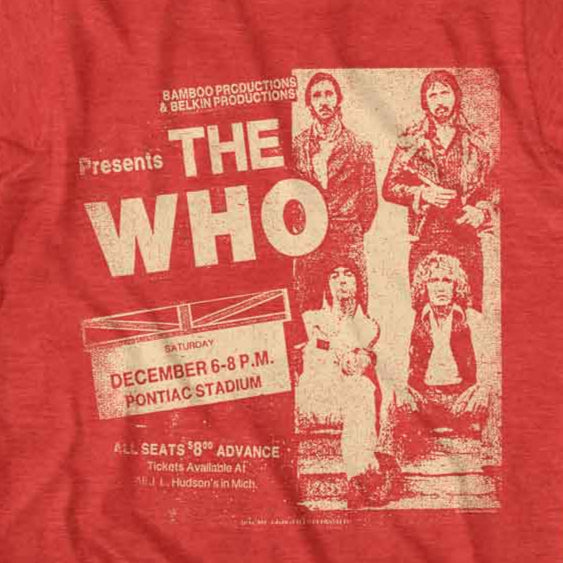 The Who Pontiac Stadium T-Shirt | Blue Culture Tees