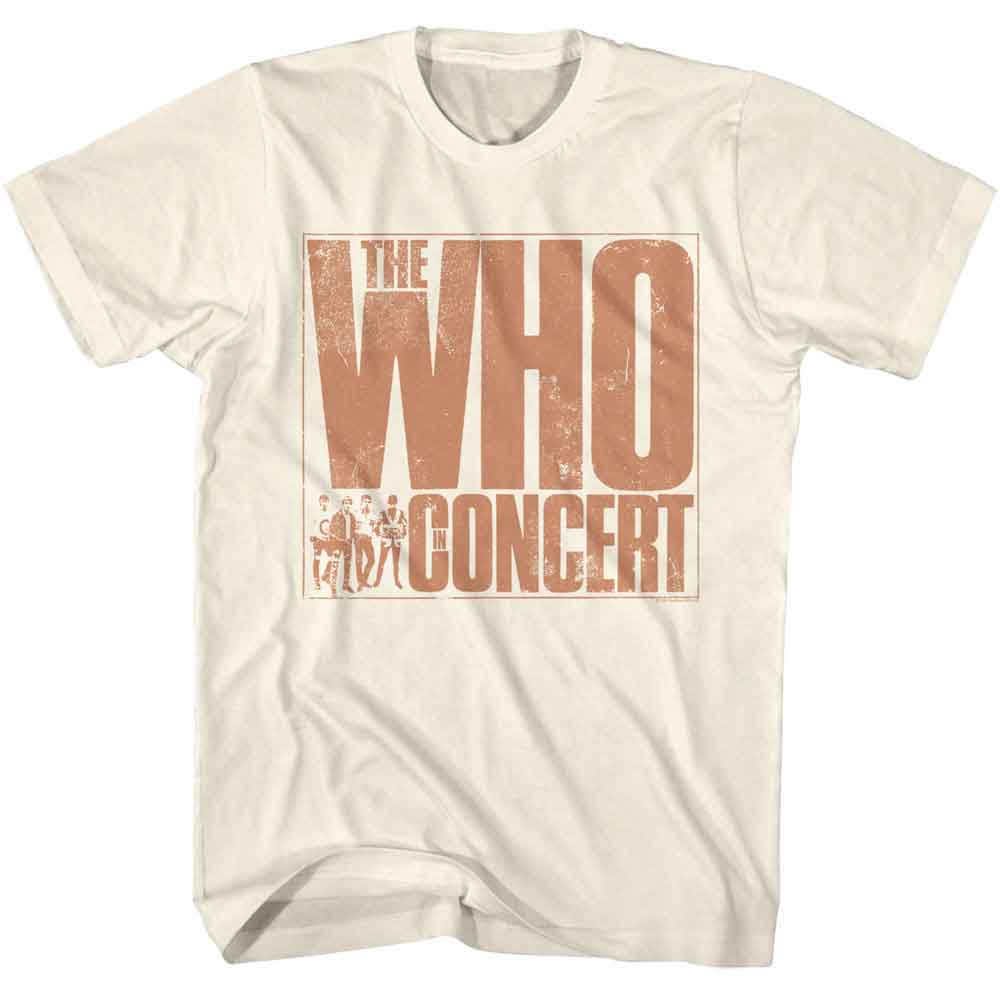 The Who In Concert T-Shirt | Blue Culture Tees