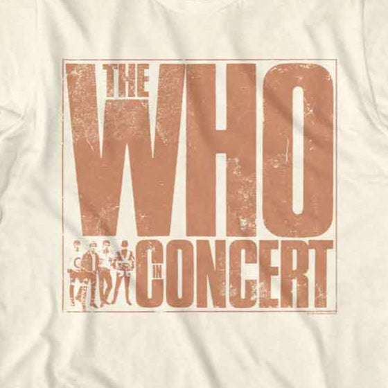 The Who In Concert T-Shirt | Blue Culture Tees