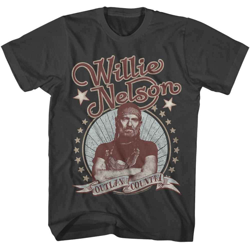 Willie Nelson Outlaw Country T-Shirt | Blue Culture Tees