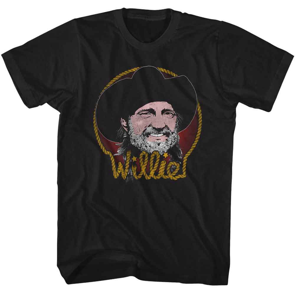 Willie Nelson Rope Border T-Shirt | Blue Culture Tees