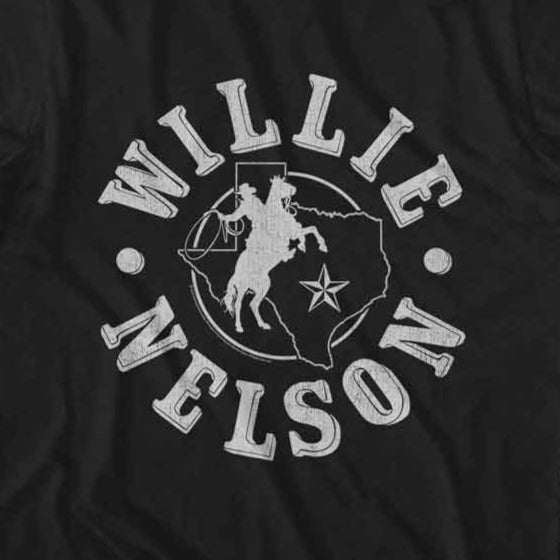 Willie Nelson Texas Cowboy T-Shirt | Blue Culture Tees