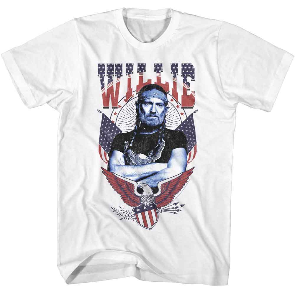 Willie Nelson Americana Eagle T-Shirt | Blue Culture Tees