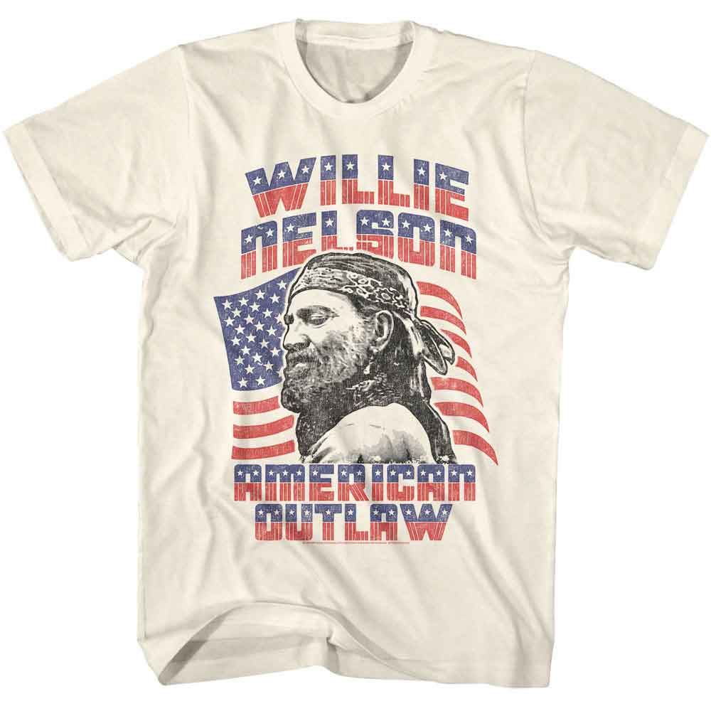 Willie Nelson Americana Outlaw T-Shirt | Blue Culture Tees