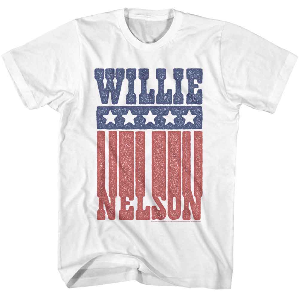 Willie Nelson Flag Name T-Shirt | Blue Culture Tees