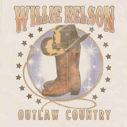 Willie Nelson Boots And Hat Comfort Colors T-Shirt | Blue Culture Tees