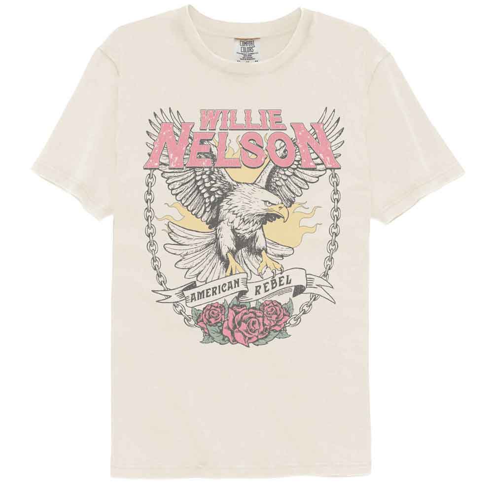 Willie Nelson Eagle American Rebel Comfort Colors T-Shirt | Blue Culture Tees
