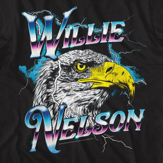 Willie Nelson Chrome Vintage T-Shirt